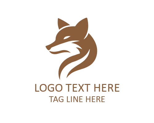Fox Circle Emblem Logo for Creative Identity