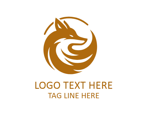 Fox Geometric Symbol Logo for Modern Identity