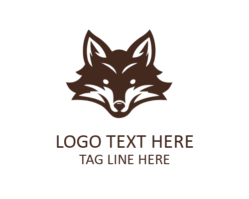 Fox Minimal Symbol Logo for Clean Identity