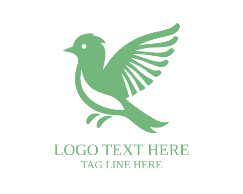 Freedom Flight Bird Brand Logo