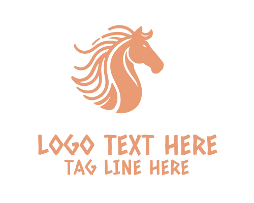 Freedom Inspired Linear Horse Logo