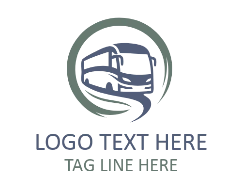  Freight Transport Bus Logo