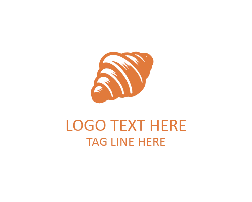 French Style Croissant Logo