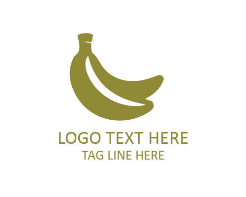 Fresh Banana Badge Logo for Grocery Branding