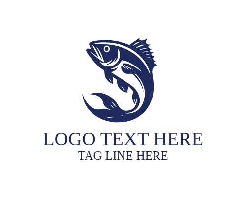 Fresh Catch Seafood Fish Brand Logo