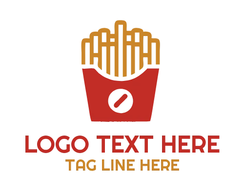 Fresh Fast Food Fries Logo