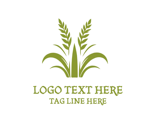Fresh Lawn Grass Logo for Garden Branding