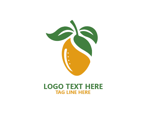 Fresh Mango Leaf Logo