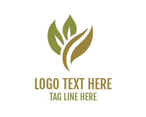 Fresh Nature Leaf Logo
