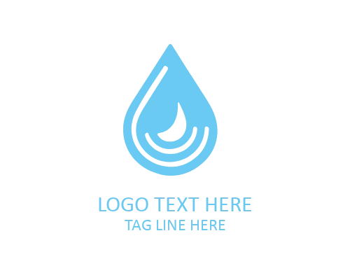 Fresh Water Droplet Logo