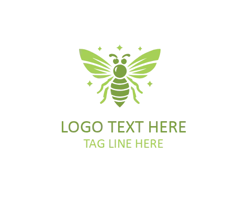 Friendly Bee Mascot Logo