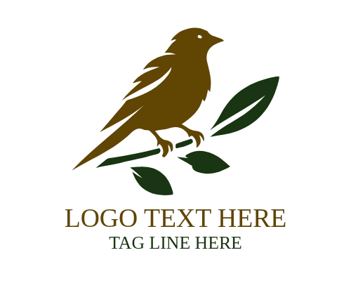 Friendly Bird Mascot Logo