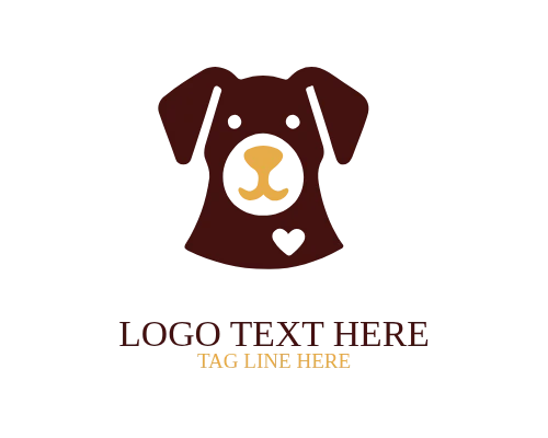 Friendly Dog Smile Logo