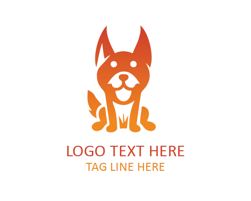 Friendly Doggy Mascot Logo