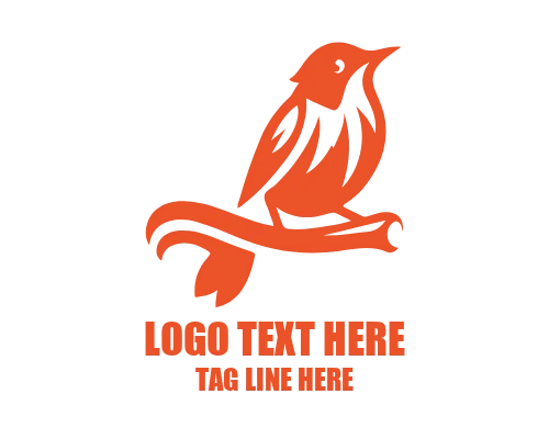 Friendly Kids Bird Logo