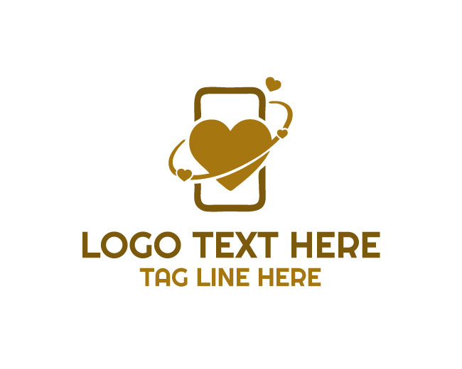 Friendly Mobile Heart Logo