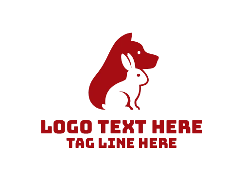Friendly Pet Animals Logo