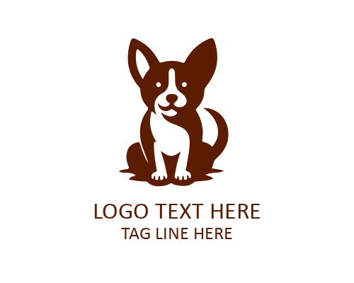 Friendly Puppy Doggy Logo