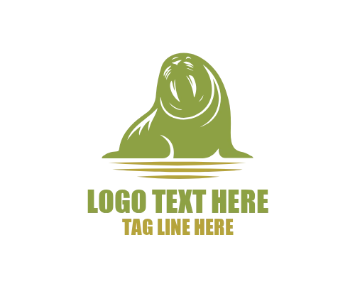 Friendly Walrus Icon Logo for Community Brands