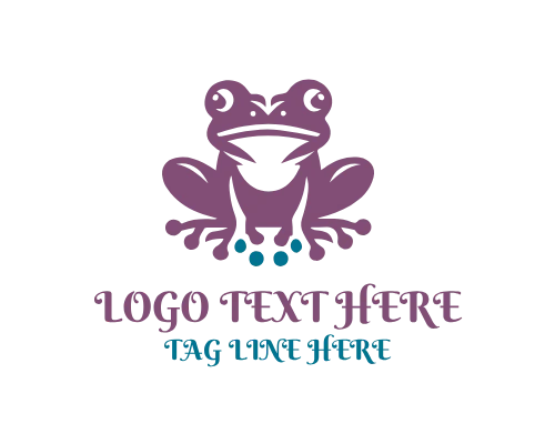  Frog on Lily Pad with Crown Logo
