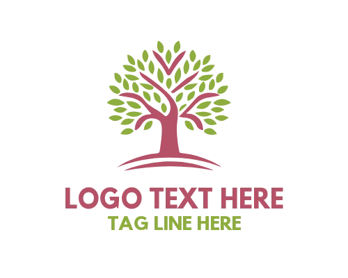 Fruit Harvest Tree Logo
