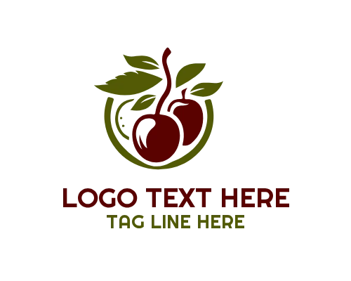 Fruit Tree Nature Logo for Eco and Organic Branding