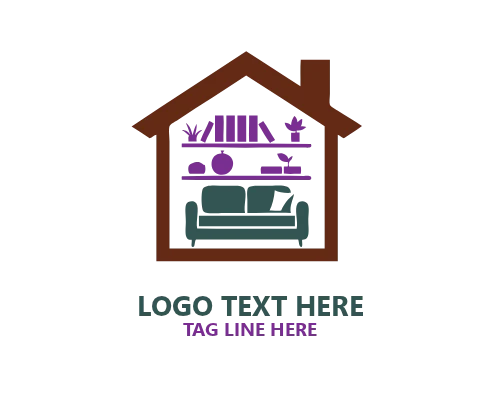 Furniture and Decor Emblem Logo