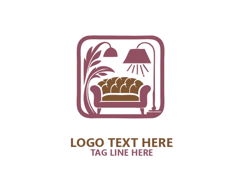 Furniture and Decor Minimal Line Logo
