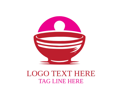  Fusion Cuisine Bowl Logo for Creative Restaurants