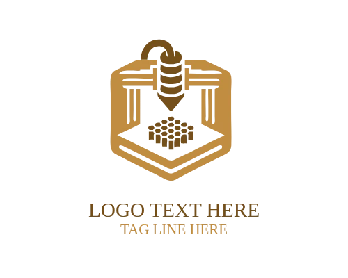 Future 3D Print Laser Logo