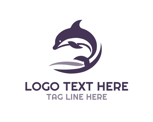 Future Ocean Dolphin Logo