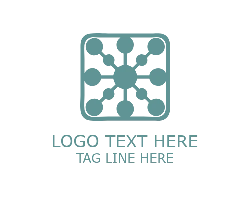 Future Tech Square Logo for Modern Technology Branding