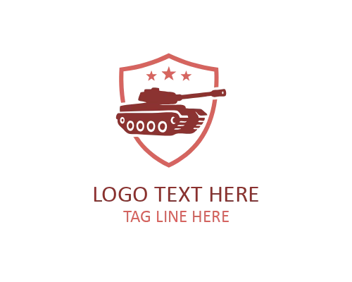 Futuristic Armored Tank Logo for Tech and Defense Brands