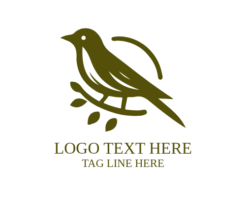 Futuristic Flight Bird Logo