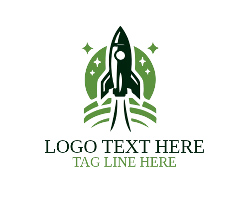 Futuristic Rocket Logo