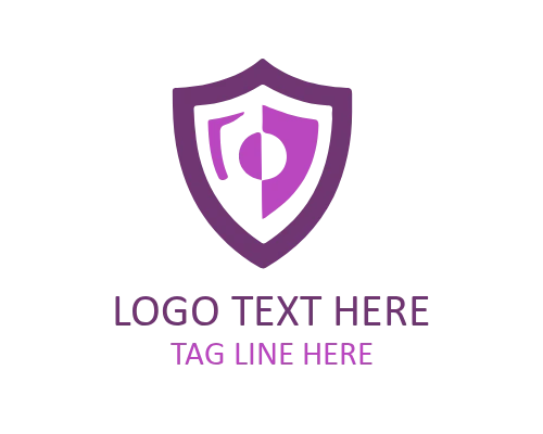  Futuristic Shield Logo