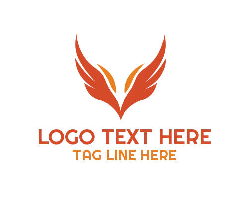  Futuristic Wings Logo