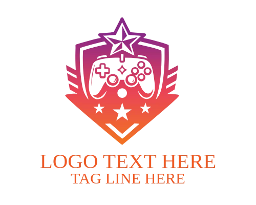 Gaming Controller Logo for Gamer Identity