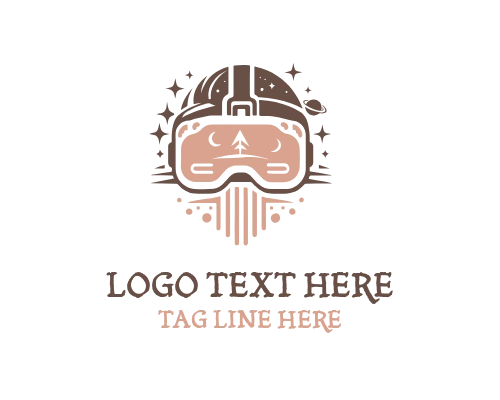 Gaming VR Glasses Logo for Esports and Tech Branding