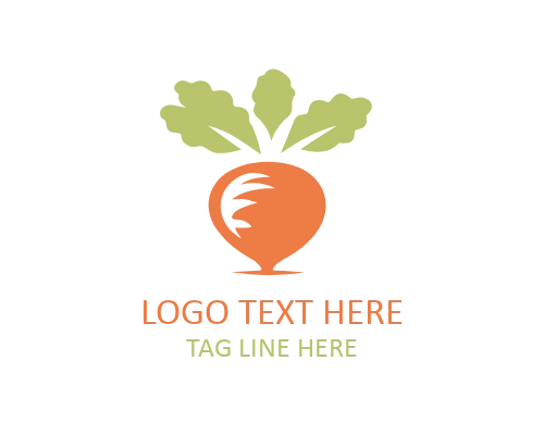 Garden Broccoli Vegetable Logo