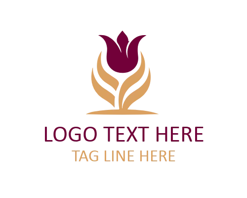 Garden Business Tulip Logo