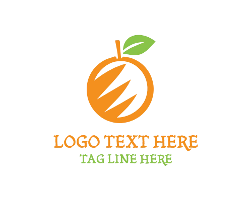 Garden Fruit Logo for Organic Food Branding