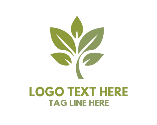 Garden Leaf Nature Logo