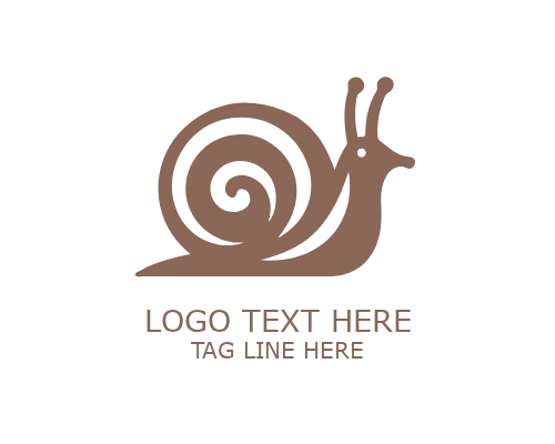 Garden Snail Logo for Landscaping and Nature-Based Businesses