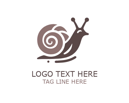 Garden Snail Logo for Nature, Farming, and Organic Brands