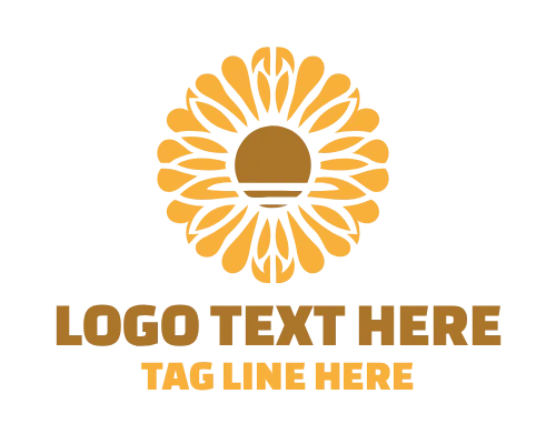 Garden Sunflower Logo