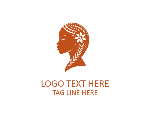Generational Grace African Woman Logo