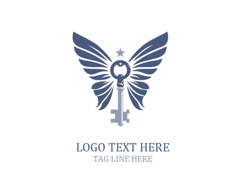 Gentle Breeze Wings Key Logo