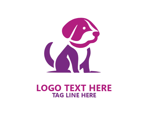Cute Puppy Dog Logo