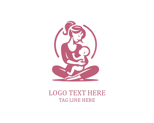 Gentle Embrace Mom And Baby Logo